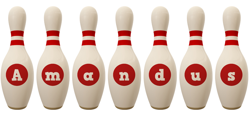 Amandus bowling-pin logo