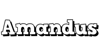 Amandus snowing logo