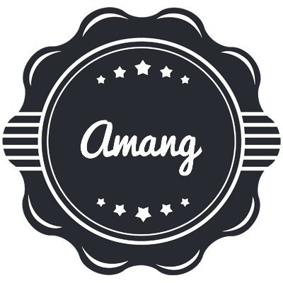 Amang badge logo