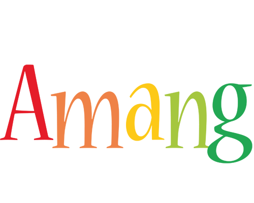 Amang birthday logo