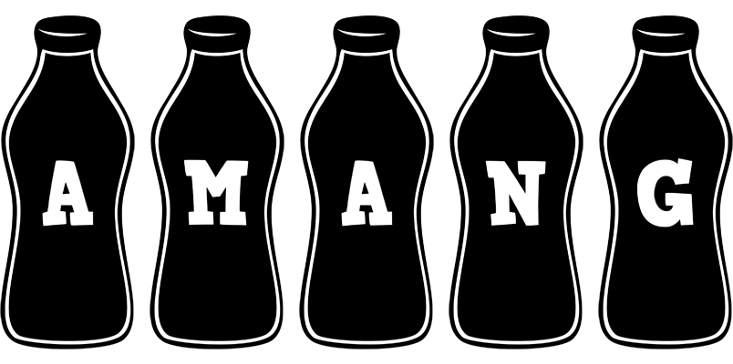 Amang bottle logo