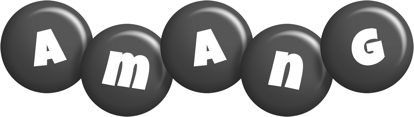 Amang candy-black logo