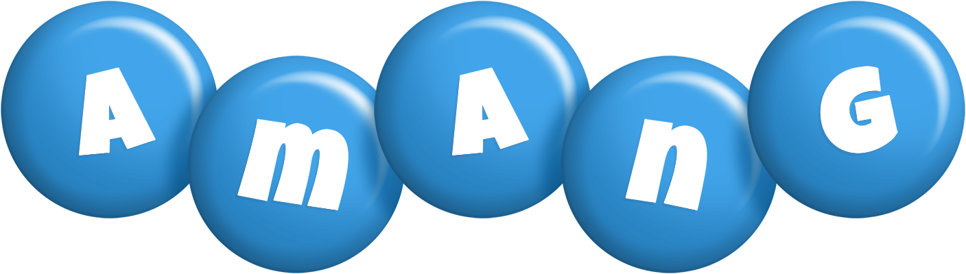 Amang candy-blue logo