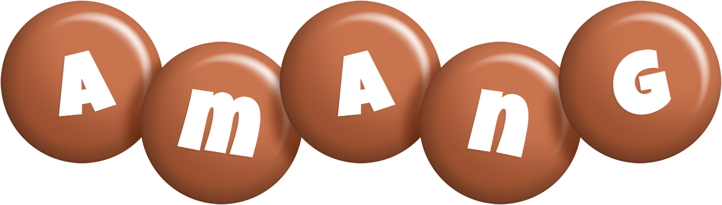 Amang candy-brown logo