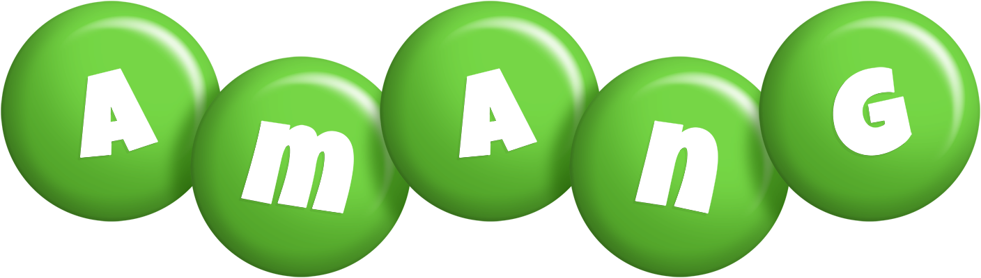 Amang candy-green logo