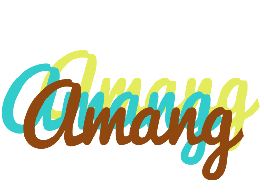 Amang cupcake logo