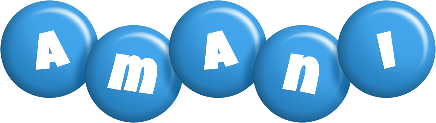 Amani candy-blue logo