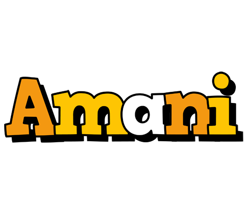 Amani cartoon logo