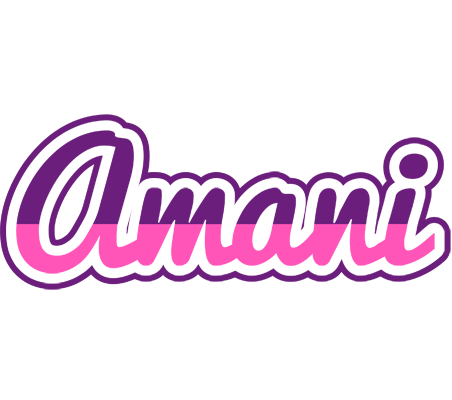 Amani cheerful logo