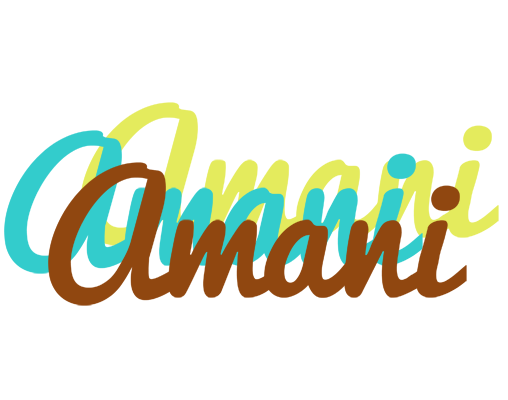 Amani cupcake logo