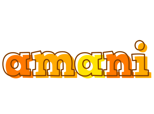 Amani desert logo