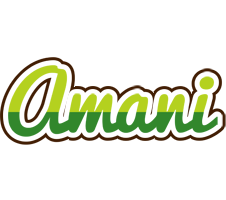 Amani golfing logo