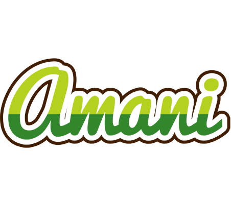 Amani golfing logo