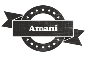 Amani grunge logo