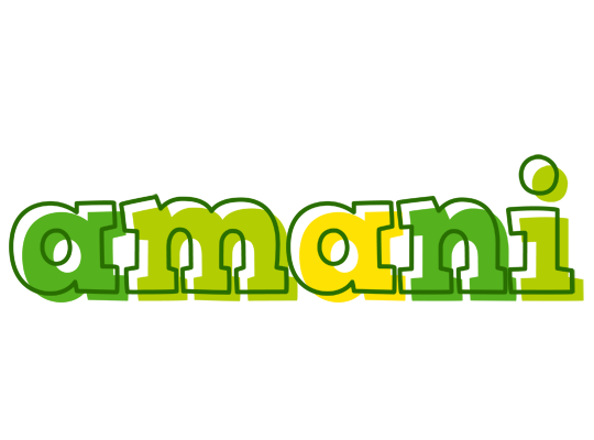 Amani juice logo