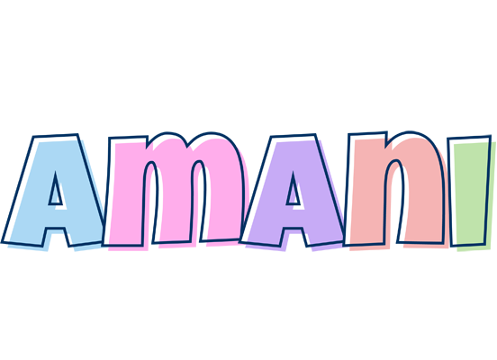 Amani pastel logo