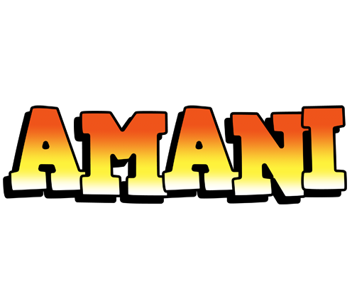 Amani sunset logo