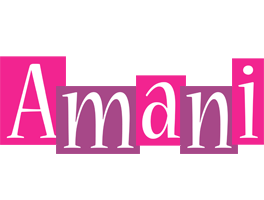 Amani whine logo