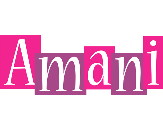Amani whine logo