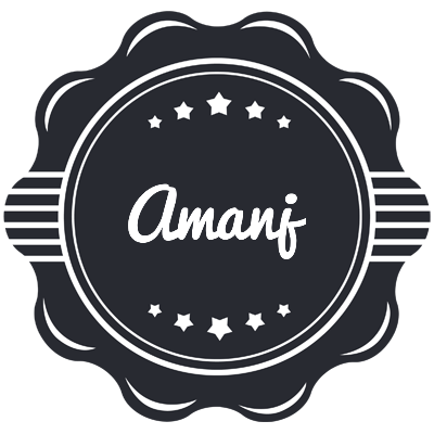 Amanj badge logo