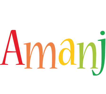 Amanj birthday logo