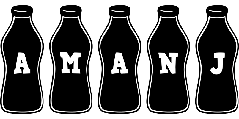 Amanj bottle logo