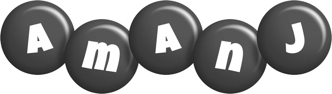 Amanj candy-black logo