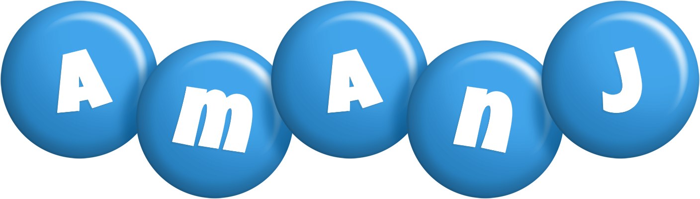 Amanj candy-blue logo