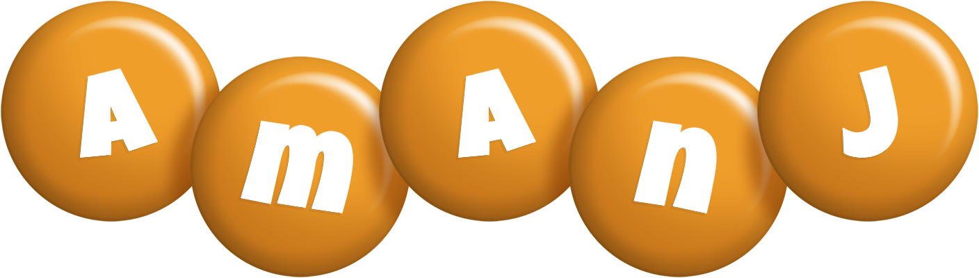 Amanj candy-orange logo