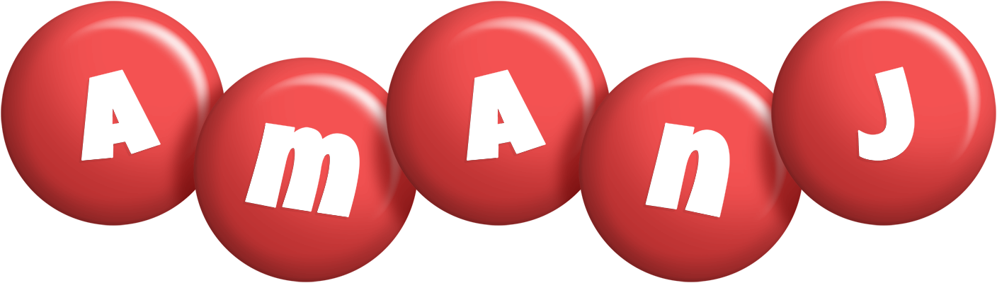 Amanj candy-red logo