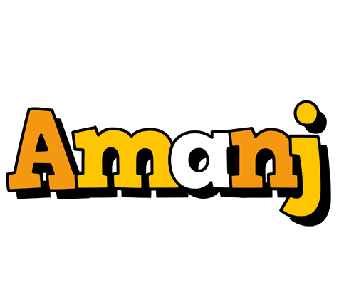 Amanj cartoon logo