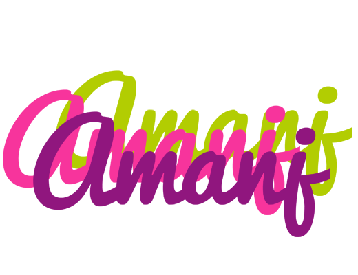 Amanj flowers logo