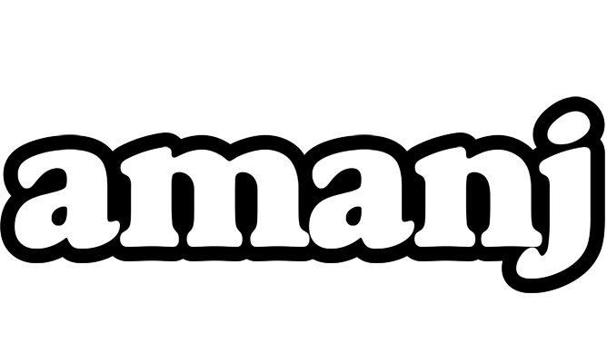 Amanj panda logo