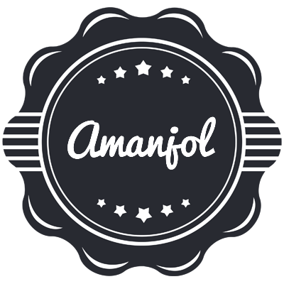 Amanjol badge logo