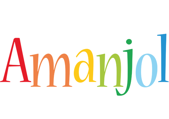 Amanjol birthday logo