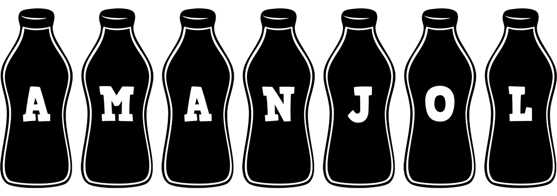 Amanjol bottle logo