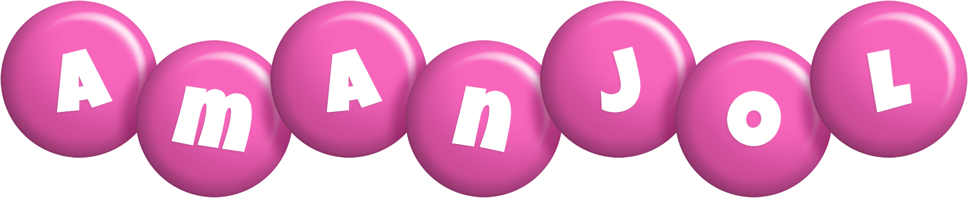 Amanjol candy-pink logo