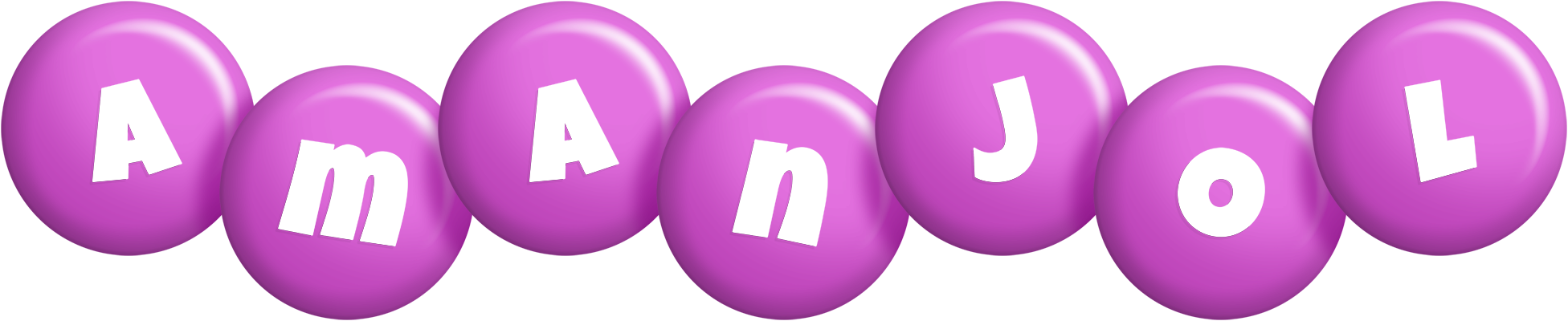 Amanjol candy-purple logo