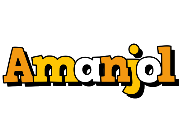 Amanjol cartoon logo