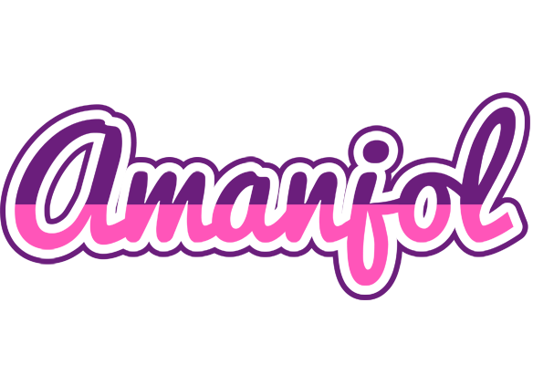 Amanjol cheerful logo