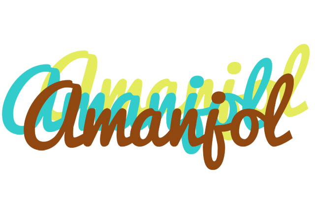 Amanjol cupcake logo