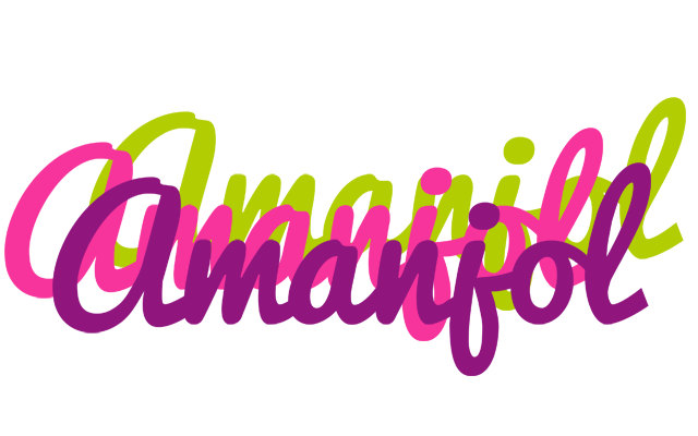 Amanjol flowers logo