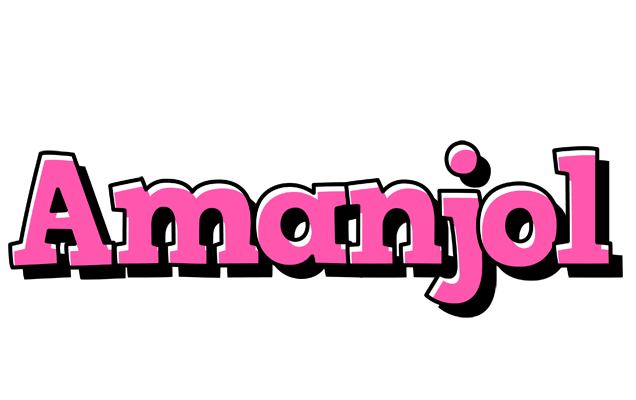 Amanjol girlish logo