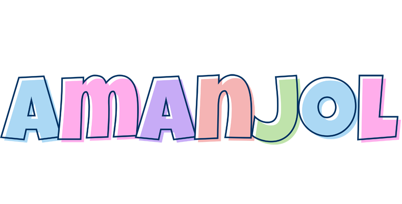 Amanjol pastel logo