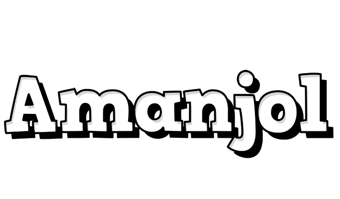 Amanjol snowing logo