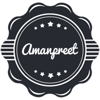 Amanpreet badge logo