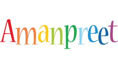 Amanpreet birthday logo