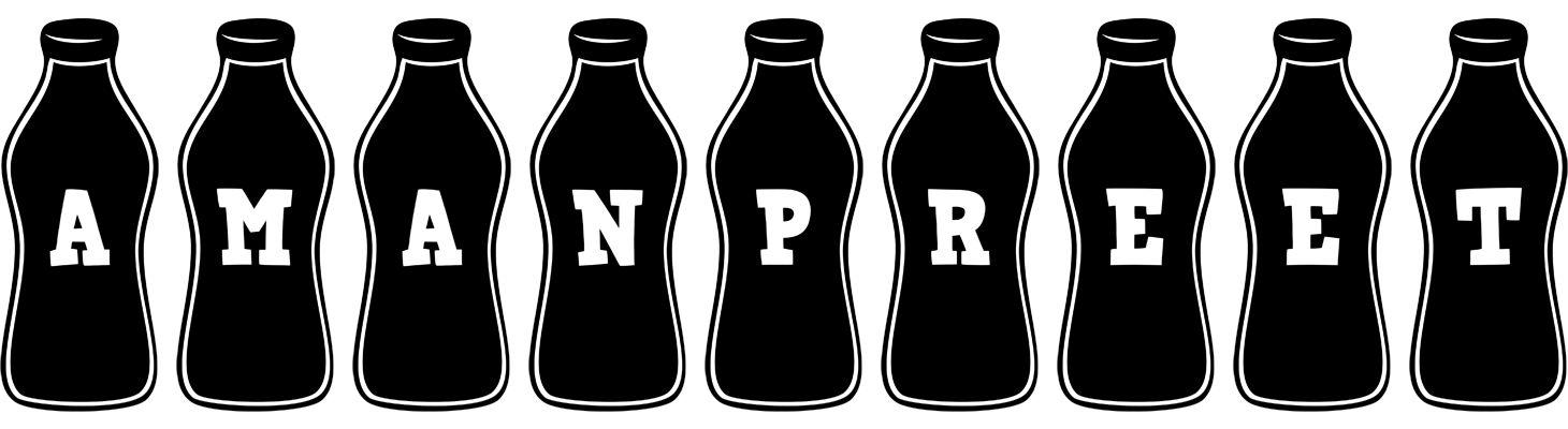 Amanpreet bottle logo