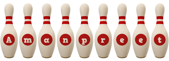 Amanpreet bowling-pin logo