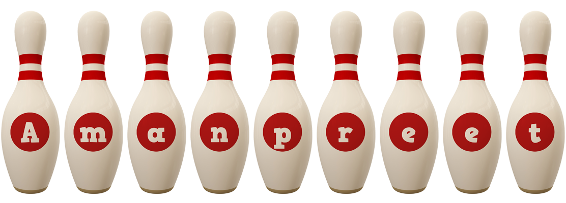 Amanpreet bowling-pin logo